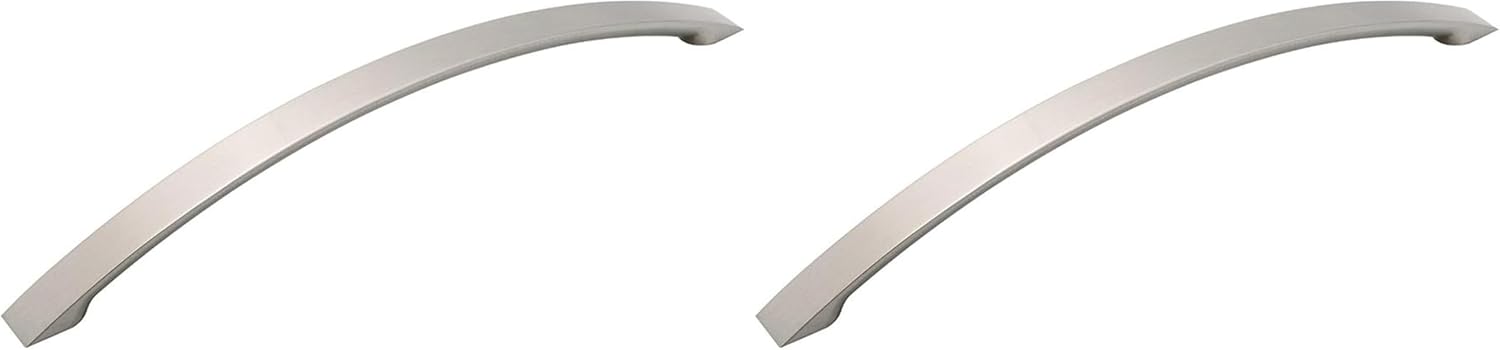 Hickory Hardware P3117-SN Rotterdam Collection Satin Nickel 8 inch C/Pull (Pack of 2)