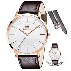 Brown belt rose shell white mirror