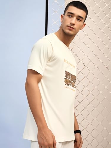 Image of Mack Jonney Oversized | Loose Fit | Half Sleeves 100% Cotton Round Neck Printed T-Shirt for Men-MACK208