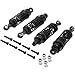 4Pack ShareGoo RC Shocks Absorber Damper 55mm Compatible with WLtoys A949 A959 A969 A979 K929 1/18 RC Car Upgrade Part (Black)