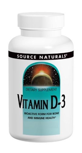 Source Naturals Vitamin D-3 400 IU 200 Tablets (2 Pack)
