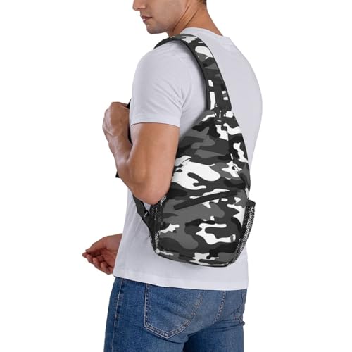 Image of Sling Backpack For Men Hiking Daypack Crossbody Shoulder Bag Travel Chest Pack | Hiking