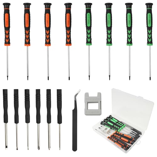 Zestaw mini śrubokrętów, zestaw śrubokrętów zegarmistrzowskich, precyzyjnych wkrętaków do komputera, iPhone'a, iPada, laptopa, PS4, PS5, Xbox, telefonu komórkowego, Macbooka itp