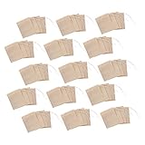 GRIRIW 200Stücke Teefiltertaschen Einweg Tee Kaffeefilter für Teesorten Filtration von Tee Kräutern und Gewürzen Leicht zu Entfernen Füllen