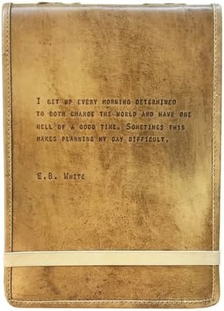 Sugarboo & Co. Leather Journals - pick from 12 quotes (I Get Up E...