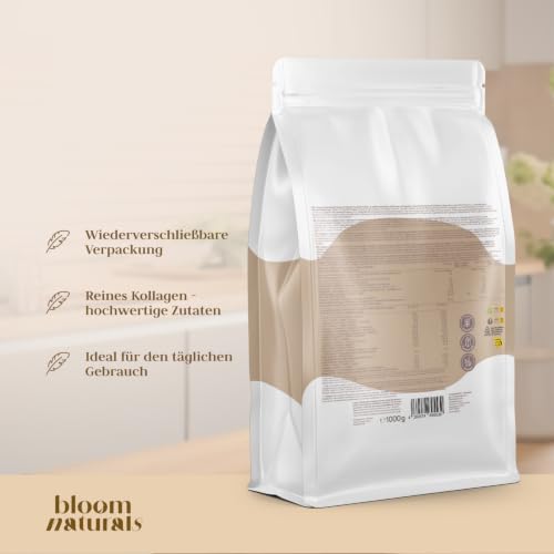 Grasgefüttertes Collagen Pulver – 1 kg (1000g) Peptide Typ 1 & 3 – Ansicht 4