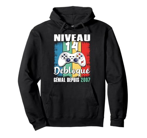 14 ans Ado Garçon Humour Geek Pour Fans De Gaming Gamer Sweat à Capuche