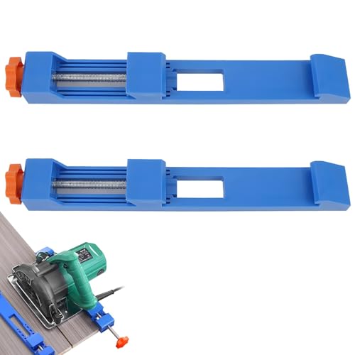 2PCS Circular Saw Guide Rail Circular Saw Track Adjustable Cutting Machine Base Guide for 4-6 Inches Cutting Machine Base, Positioning Tool for Precision Woodworking Cuts Durable Portable ﻿ ﻿