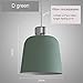 Produktbild 5151BuyWorld Lampe Neal Anhänger Neu Lampe Eisen Heim Suspension Macaron Farbe Licht Beleuchtung Grün, Blau, Rosa Khaki Esszimmer Restaurant Hotel {D & D}