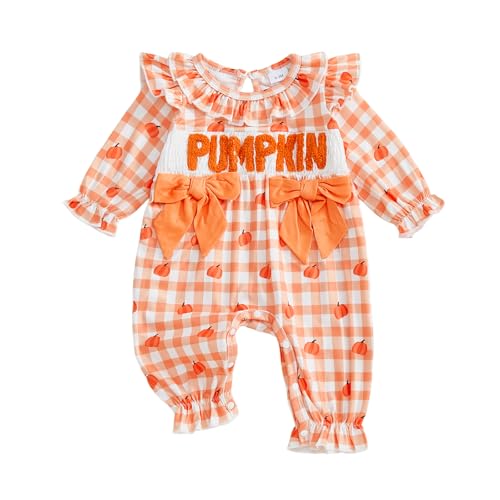 Infant Newborn Baby Girl Halloween Clothes Santa Claus Long Sleeve Romper Jumpsuit Striped One Piece Outfit