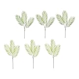 Zerodeko 6pièces Sago Artificielles Vert pour Décoration Et Photographie Accessoires pou...