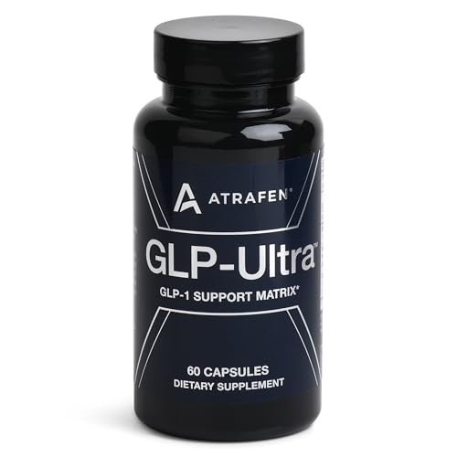 Atrafen GLP Ultra GLP-1 Activator Diet & Weight Loss Supplement Fat Burner, Appetite Suppressant & Metabolism Support 60 Capsules