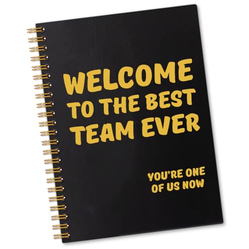 Cadeau de travail d'équipe idéal avec un carnet à spirales pour réunions et brainstorming