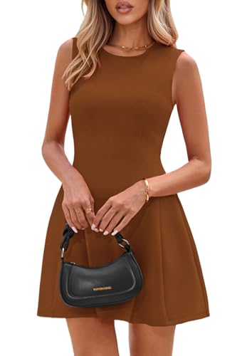 Image of PRETTYGARDEN Summer Dresses for Women 2026 Elegant Classy Spring A Line Business Casual Work Graduation Cocktail Short Dress