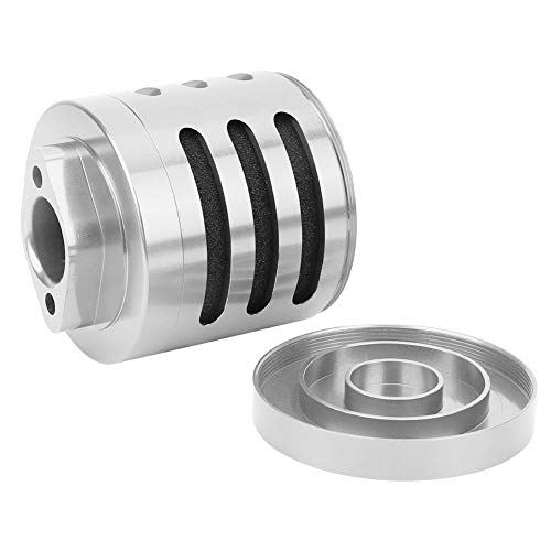 Combinazione di alluminio e spugna per filtrazione superiore: il design unico di questo filtro 'aria combina materiali di alluminio e spugna per capacità di filtrazione migliorate. Questo design a doppio strato intrappola anche le particelle più piccole, garantendo che il motore a tua auto RC riceva aria pulita e non contaminata per le prestazioni di picco.