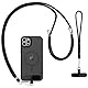 CACOE Handy-Umhängeband, 2er-Pack – 1 verstellbares Umhängeband, 1 Handschlaufe, 2 Pads, universelle Umhängetasche, multifunktional, kompatibel mit den meisten Smartphones