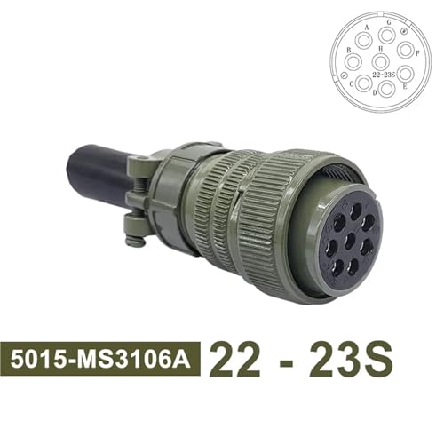 Conector militar 5015 MIL STD evita fallos por vibración en socket MS3102 2