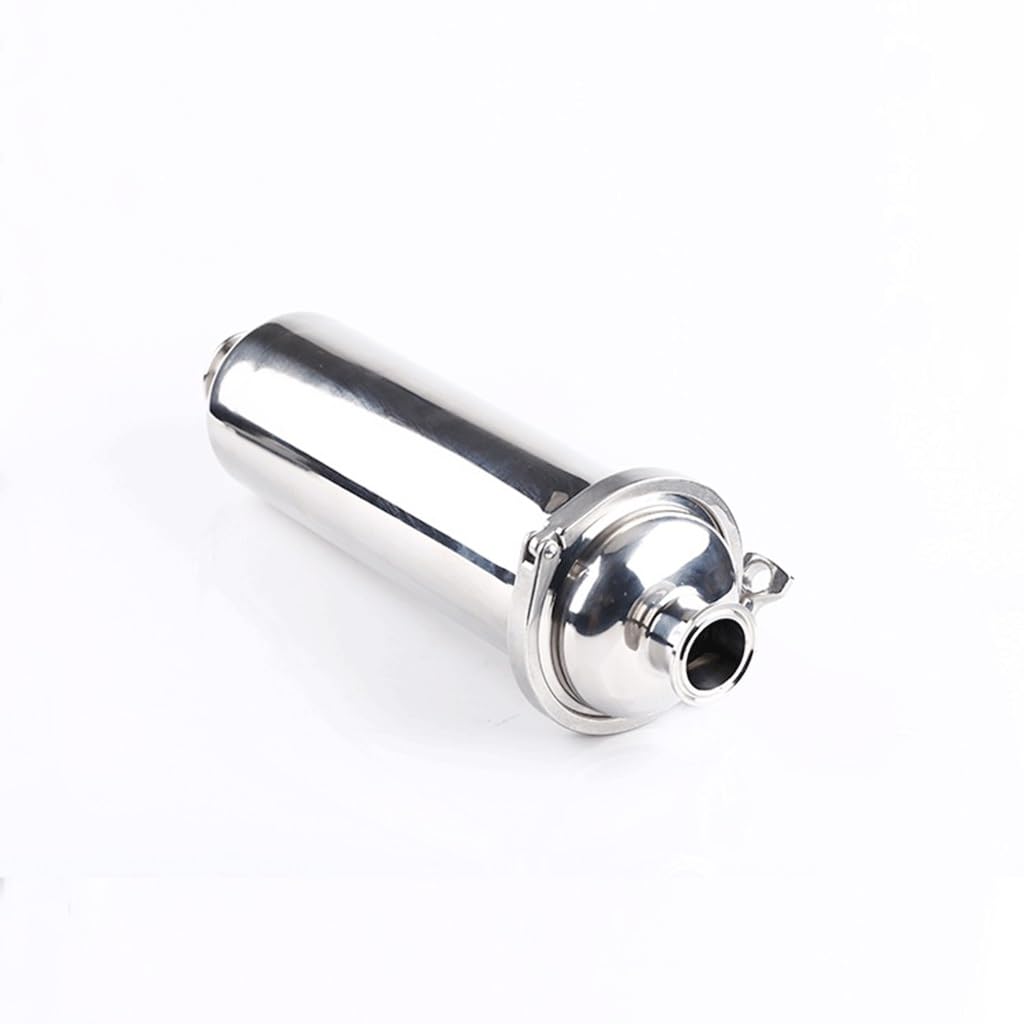19 mm RohrOD K50,5 mm Tri Clamp Inline-Filtersieb aus Edelstahl 316 für Bier, Milchprodukte und Lebensmittel, 1 Stück (80 Mesh)