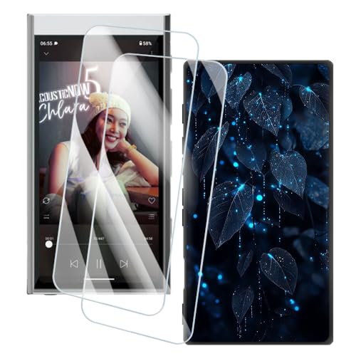 OAGELIM 2�Z�b�g �X�N���[���v���e�N�^�[ + �P�[�X HiBy Digital M300 2023 (4 �C���`) �Ƃ̌݊������� �A�[�e�B�X�e�B�b�N�J�X�^���v�����g�J�o�[�Ƌ����K���X�t�B���� �X�N���b�`�h�~ (�t)