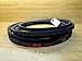 Jason Industrial B280 V-Belt, B/5L Section, Natural Rubber/SBR/Polyester, 283" Outside Length, 21/32" Top Width, 13/32" Thick