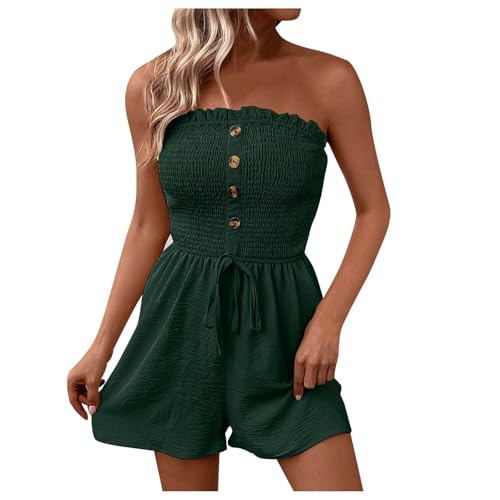 Mono corto bohemio de mujer ideal para días de playa y paseos relajados de verano