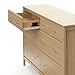 Storkcraft Horizon 6 Drawer Dresser (Driftwood) – GREENGUARD Gold Certified Dresser for Nursery & Kids’ Room, Modern Storage with Interlocking Drawer System