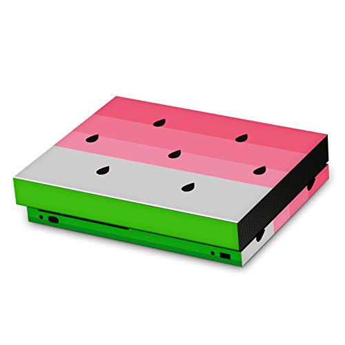 Peau autocollant Xbox One X console vinyle skin de jeu Pastèque Mix