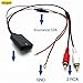Gorgeri Bluetooth Car AdapterUniversal Bluetooth AUX Receiver Module 2 RCA AUX‑in Adapter for Car Audio