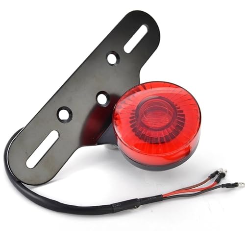 Luz trasera de freno para motocicleta Sportster y Bobber estilo Chopper customizada 5