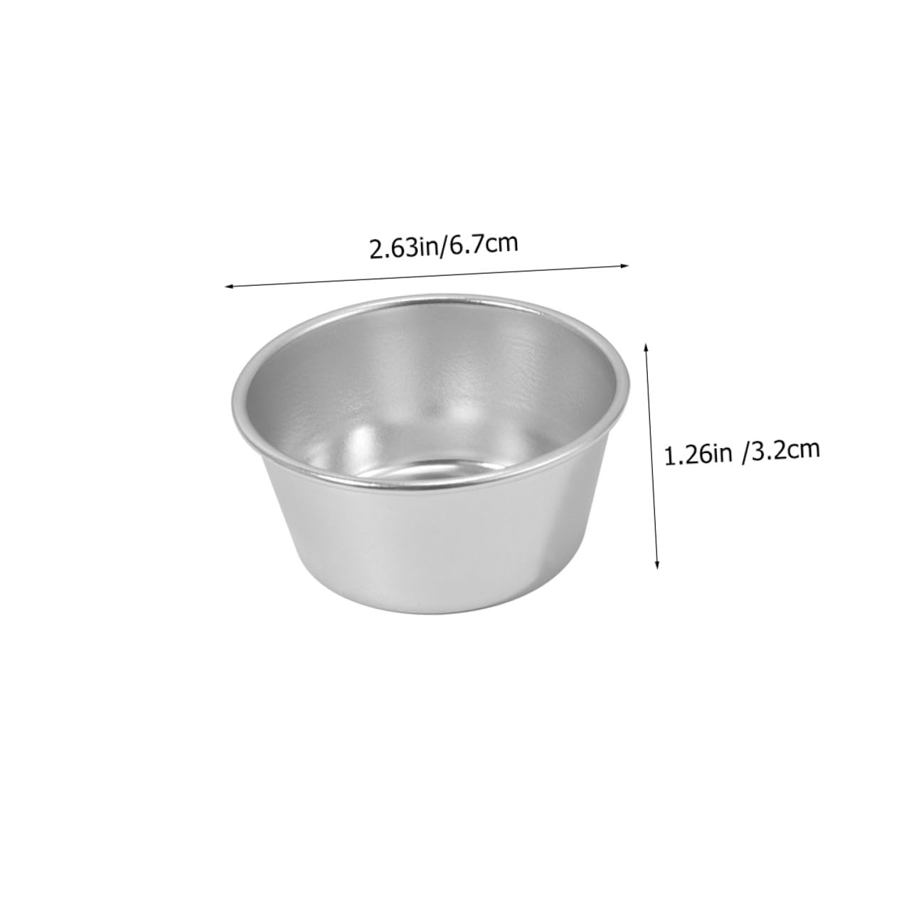 Amosfun 18 Piezas tazas de budín antiadherentes molde muffins molde para tartas tazas de aluminio para hornear latas de tarta sarten parrilla moldes para hacer gelatina taza de muffins