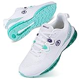 Diseño de moda - Estas zapatillas tienen un diseño de color simple y un aspecto elegante que combina con toda la ropa. El sistema de cordones tradicional fácil garantiza un ajuste cómodo y seguro. ¡Hay cordones de dos colores para que los combine!