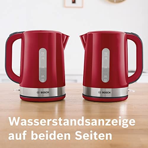 Bosch TWK6A514 ComfortLine czajnik elektryczny, tworzywo sztuczne ze stali nierdzewnej, 1,7 l
