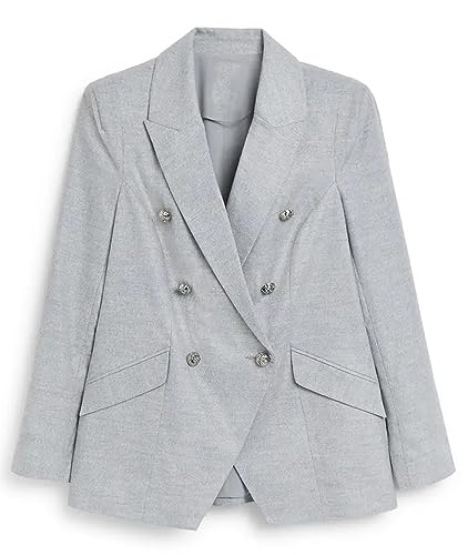 Blazer double boutonnage femme Kromoc costume smoking chic