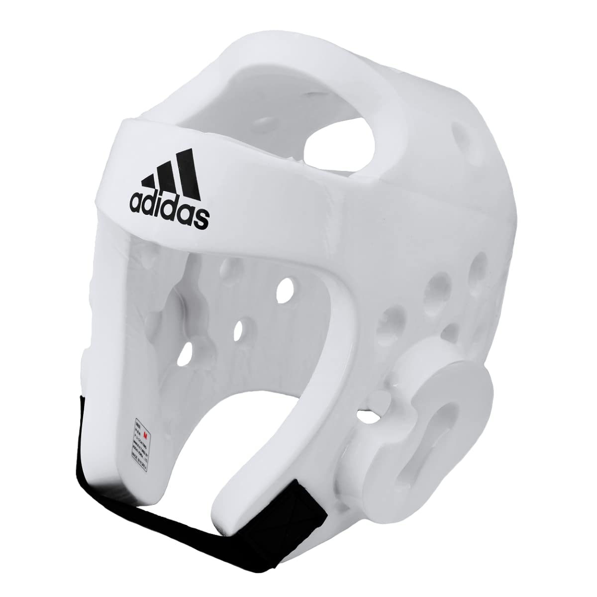 adidas Unisex's WT Taekwondo Martial Arts Dipped Foam Head Guard Protector, White, Small — image 1