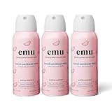 EMU (EVERYONE MUST USE) Hand Sanitizer pocket spray, Travel size 2.2oz. Cleanses Your Hands, Hydrating. Hand soap bulk. 24-hour disinfectant sanitizing. Made in USA (6, Watermelon)
