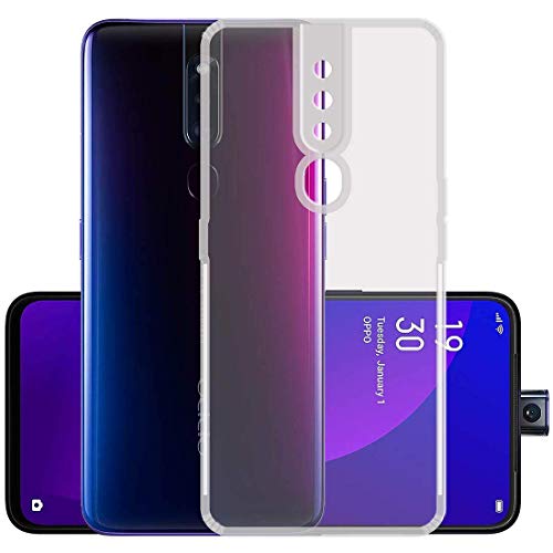 Image of Case Creation Brand - Mobile Cover for Oppo F11 Pro (Soft & Flexible Back Case), Transparent