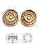 Metallor Electric Guitar Top Hat Knobs Speed Volume Tone Control Knobs Compatible with Les Paul LP Style Electric Guitar Parts Replacement Set of 4Pcs Gold.