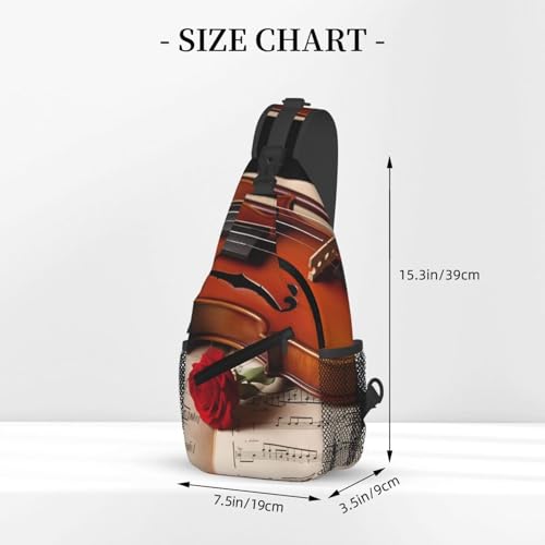 Sling Bag para hombre y mujer negra miniatura 2