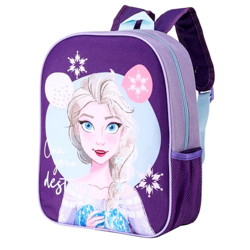 Disney Frozen Kids Childrens Backpack School Rucksack Travel Bag Boys Girls with side mesh pocket