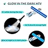 FUNKAKA Glow in The Dark Heat Transfer Vinyl Roll, 12" x 10ft Luminous Sapphire Blue Iron on Vinyl for All Cutter Machine, Glow in The Dark HTV Vinyl for T-Shirts Easy to Cut & Weed for Heat Vinyl DIY #1