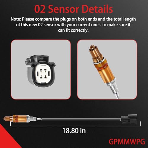 Sensor de oxígeno 1PCS compatible Ford Explorer 2011-2019 miniatura 3