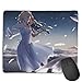 Alfrombrillas Your Lie in April-Kaori Miyazono Alfombrilla para ratón de 25 x 30 cm (9,8 x 11,8 Pulgadas) Alfombrilla de Goma Antideslizante Rectangular para Juegos, Oficina, hogar