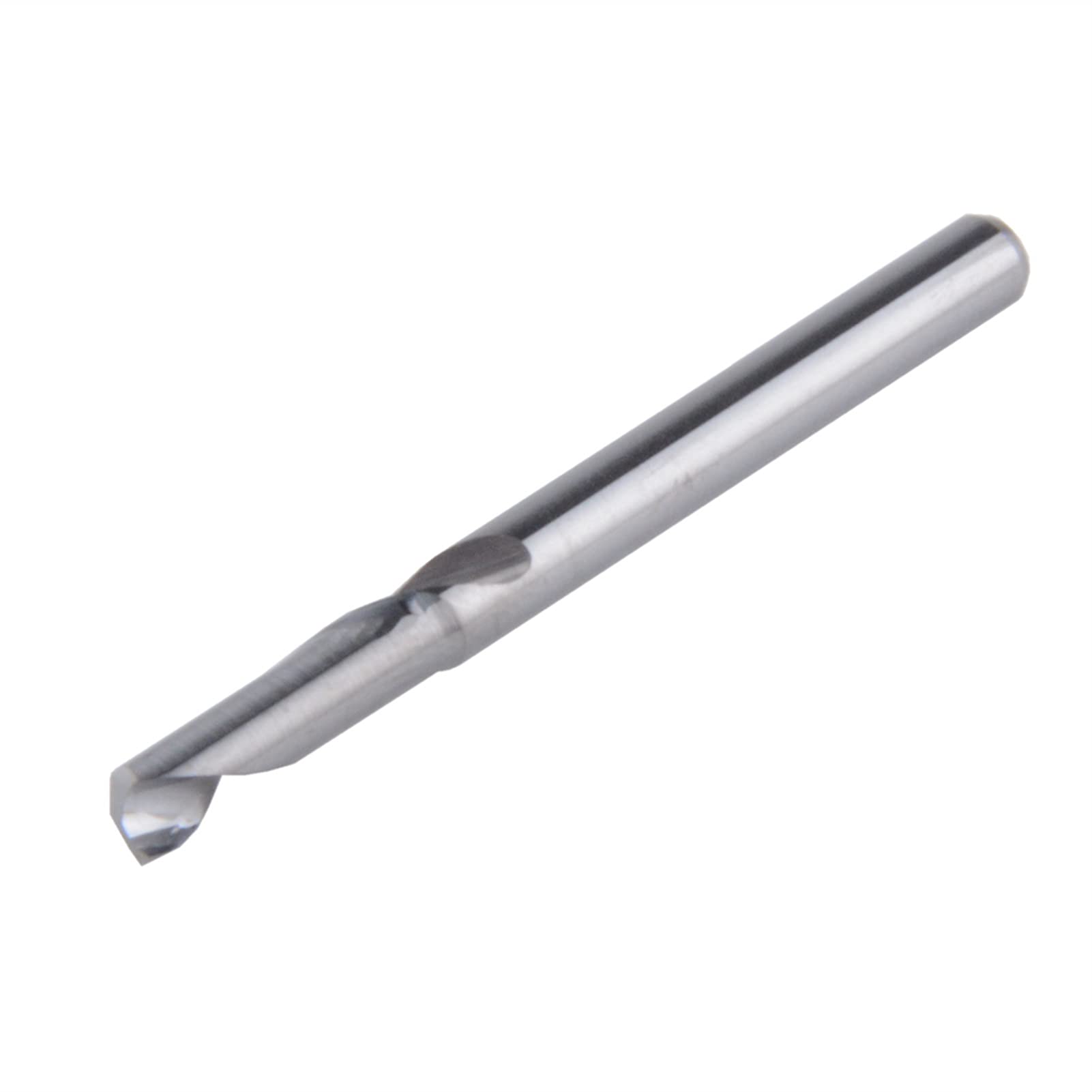 BERWENNY 5Pcs 3.175/12mm Single-Flute Milling Cutters Compatible with Aluminum CNC Tools Composite Panels