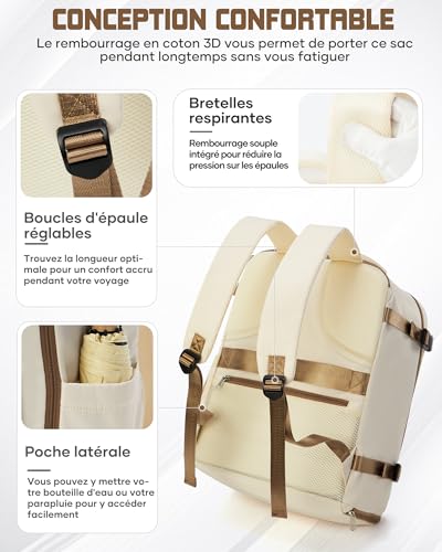 Sac de voyage cabine 40x30x20 cm bicolore avec compartiment chaussures - 5