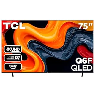 TCL 75-Inch Class Q6 QLED 4K Smart TV with Fire TV (75Q651F, 2025 Model), Dolby Vision, HDR PRO+, Dolby Atmos, Alexa Built-in with Voice Remote, Apple AirPlay 2 Compatibility, Streaming Television