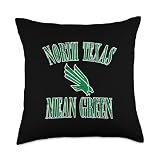 North Texas Mean Green | Official NCAA Merch | NTM1005 Throw Pillow