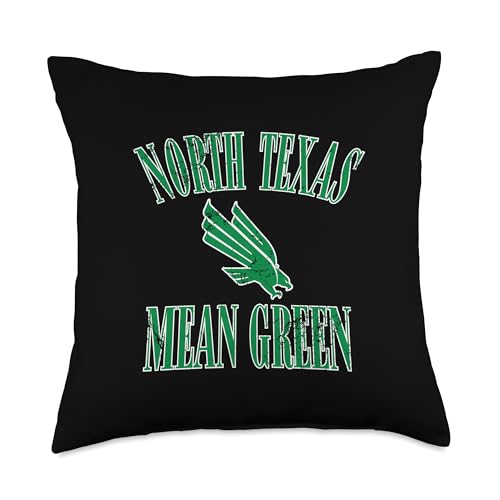 North Texas Mean Green | Official NCAA Merch | NTM1005 Throw Pillow