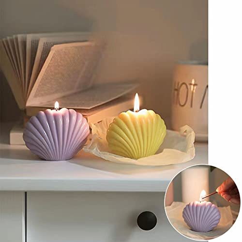 3 Pack Seashell Candle Making Mold,Scallop Silicone Molds For Candle Soap Makingbeach Wedding Decor #TOP4