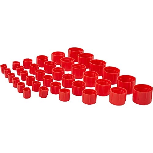 image for Speedway Motors Plastic AN Fitting Cap and Plug Kit, 144-Piece Set, Pr