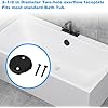 Amazon.com: Bath Tub Overflow Drain Cover D329-62 with Screw 3-1/8" Two ...